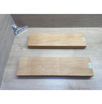 Ольха заготовка корпуса гитары со сквозным грифом Тангент ААА 45,5х130х510-470 мм,2 шт, 473 кг/м3-4