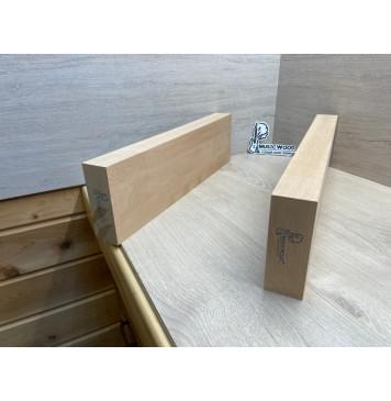 Ольха заготовка корпуса гитары со сквозным грифом Тангент ААА 45,5х130х510-470 мм,2 шт, 473 кг/м3-6