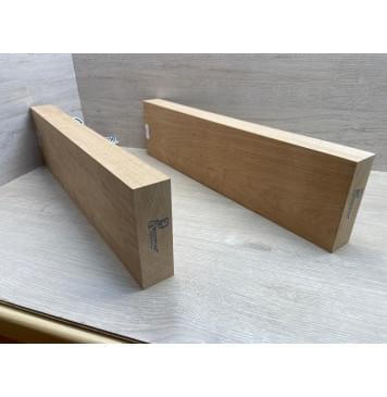 Ольха заготовка корпуса гитары со сквозным грифом Тангент ААА 46х142х545-530 мм (2 шт)-7