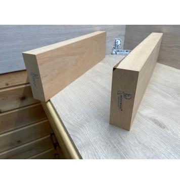 Ольха заготовка корпуса гитары со сквозным грифом Тангент ААА 47х142х530-510 мм,2 шт, 490 кг/м3-5