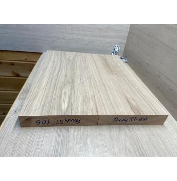 Ясень Дальневосточный Лёгкий заготовка корпуса Тангент ААА 47х232-227х575 мм, 2 шт, 519 кг/м3-1