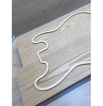 Ясень Дальневосточный Лёгкий заготовка корпуса Тангент ААА 49х170х560-520 мм, 2 шт, 585 кг/м3-7