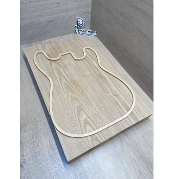 Ясень Дальневосточный Лёгкий заготовка корпуса Тангент А 50.5х172х565-540 мм, 2 шт, 578 кг/м3-4