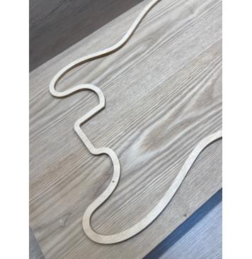 Ясень Дальневосточный Лёгкий заготовка корпуса Тангент А 50.5х172х565-540 мм, 2 шт, 578 кг/м3-12