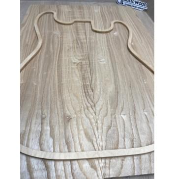 Ясень Дальневосточный Лёгкий заготовка на топ Смешанный А 20х195х560 мм, 2 шт, 595 кг/м3-7