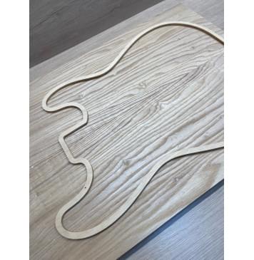 Ясень Дальневосточный Лёгкий заготовка на топ Смешанный А 20х195х560 мм, 2 шт, 595 кг/м3-13