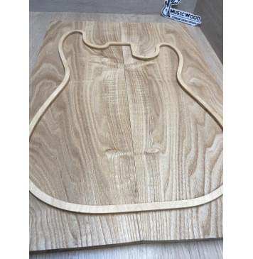 Ясень Дальневосточный Лёгкий заготовка на топ Смешанный АА 20х195х570 мм, 2 шт, 595 кг/м3-3