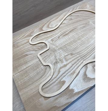 Ясень Дальневосточный Лёгкий заготовка на топ Смешанный АА 20х195х570 мм, 2 шт, 595 кг/м3-5