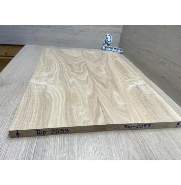 Ясень Дальневосточный Лёгкий заготовка на топ Смешанный АА 20х195х570 мм, 2 шт, 595 кг/м3-6