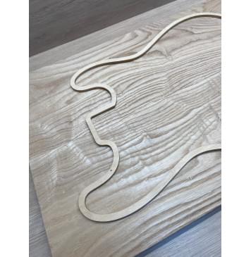 Ясень Дальневосточный заготовка на топ Смешанный А 21х195х565 мм, 2 шт, 613 кг/м3-8