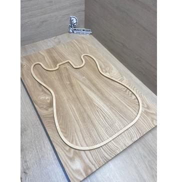 Ясень Дальневосточный Лёгкий заготовка на топ Смешанный А 20х195х590 мм, 2 шт, 561 кг/м3-2