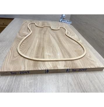 Ясень Дальневосточный Лёгкий заготовка на топ Смешанный А 20х195х590 мм, 2 шт, 561 кг/м3-1