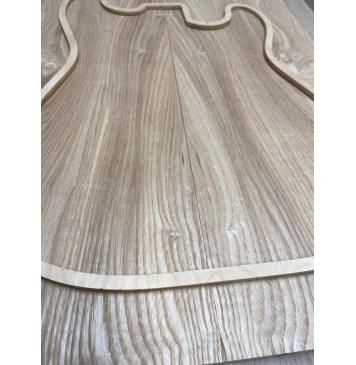 Ясень Дальневосточный Лёгкий заготовка на топ Смешанный А 20х195х590 мм, 2 шт, 561 кг/м3-6