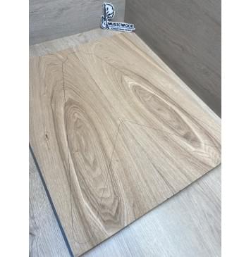 Ясень Дальневосточный Лёгкий заготовка на топ Тангент АА 18х230х580 мм, 2 шт, 546 кг/м3 (Уценка-сучки)-2