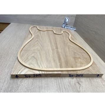 Ясень Дальневосточный Лёгкий заготовка на топ Тангент АА 19.5х166х500 мм,  2 шт, 582 кг/м3 (Уценка-скол на обратной стороне)-1