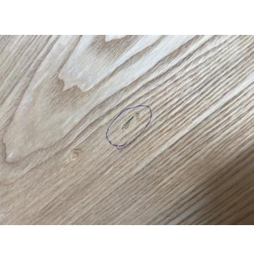 Ясень Дальневосточный Лёгкий заготовка на топ Тангент АА 19.5х166х500 мм,  2 шт, 582 кг/м3 (Уценка-скол на обратной стороне)-8