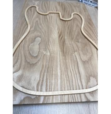 Ясень Дальневосточный заготовка на топ Тангент АА 20.5х185х555 мм, 2 шт, 626 кг/м3-3