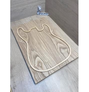 Ясень Дальневосточный заготовка на топ Тангент А 21.5х185х535 мм, 2 шт, 619 кг/м3-7