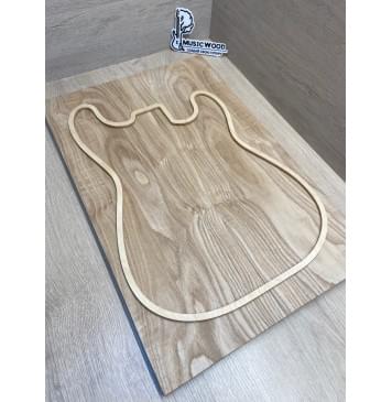 Ясень Дальневосточный заготовка на топ Тангент А 19х185х560 мм, 2 шт, 656 кг/м3-8