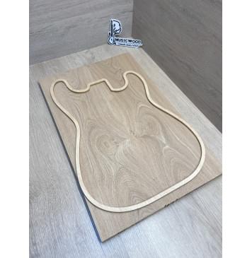 Ясень Дальневосточный Лёгкий заготовка на топ Тангент А 19.5х170х525 мм, 2 шт, 528 кг/м3-2