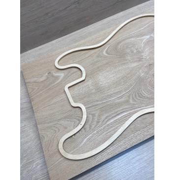 Ясень Дальневосточный Лёгкий заготовка на топ Тангент А 19.5х170х525 мм, 2 шт, 528 кг/м3-9