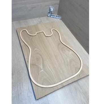 Ясень Дальневосточный Лёгкий заготовка на топ Тангент А 19.5х170х525 мм, 2 шт, 528 кг/м3-5