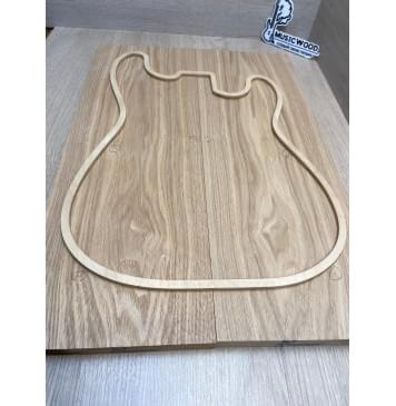 Ясень Дальневосточный Лёгкий заготовка на топ Тангент АА 20х195х555 мм, 2 шт, 569 кг/м3-4