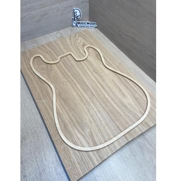 Ясень Дальневосточный Лёгкий заготовка на топ Тангент АА 20х195х555 мм, 2 шт, 569 кг/м3-11