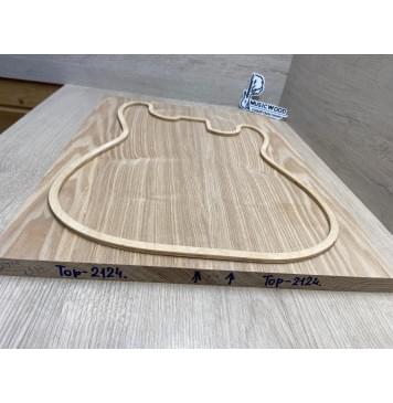 Ясень Дальневосточный заготовка на топ Смешанный АА 20х193х520 мм, 2 шт, 713 кг/м3-1