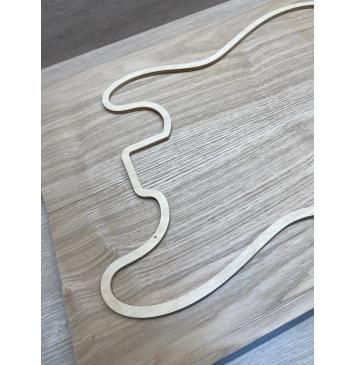 Ясень Дальневосточный заготовка на топ Смешанный АА 20х193х520 мм, 2 шт, 713 кг/м3-6