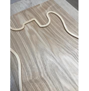 Ясень Дальневосточный заготовка на топ Смешанный АА 20х193х520 мм, 2 шт, 713 кг/м3-11