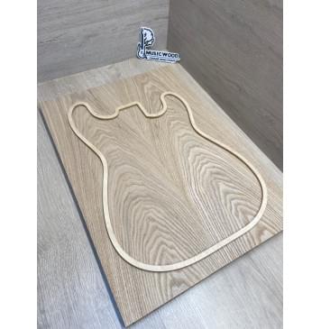 Ясень Дальневосточный Лёгкий заготовка на топ Тангент ААААА 21х194х545 мм, 2 шт, 589 кг/м3-4