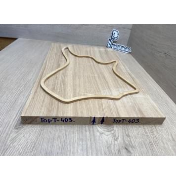 Ясень Дальневосточный заготовка на топ для Тревел гитары Радиал АА 21.5х145х460 мм, 2 шт, 602 кг/м3-1