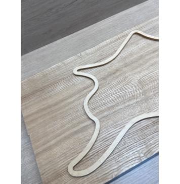 Ясень Дальневосточный Легкий заготовка на топ для Тревел гитары Радиал АА 21.5х145х470 мм, 2 шт, 593 кг/м3-6