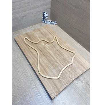 Ясень Дальневосточный Легкий заготовка на топ для Тревел гитары Радиал АА 21.5х145х470 мм, 2 шт, 593 кг/м3-8