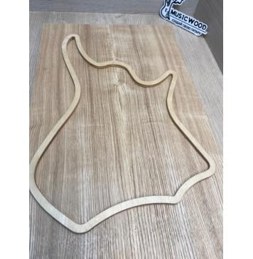 Ясень Дальневосточный Легкий заготовка на топ для Тревел гитары Радиал АА 21.5х145х470 мм, 2 шт, 593 кг/м3-9