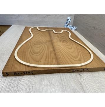 Клён Печёный 180 гр заготовка на топ Тангент ААА 20х185х500 мм - 2 шт.(книжкой)-2