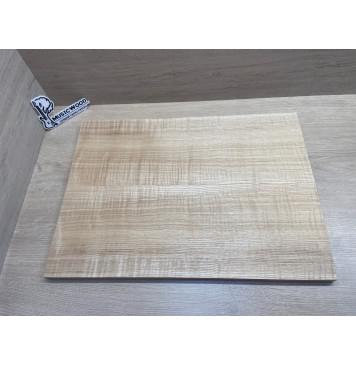 Ясень Дальневосточный Волнистый заготовка на топ Радиал АА Волна А 18х195х545 мм, 644 кг/м3, (2 шт. книжкой)-4