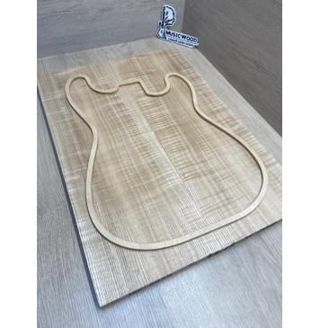 Ясень Дальневосточный Волнистый заготовка на топ Радиал АА Волна А 18х195х545 мм, 644 кг/м3, (2 шт. книжкой)-5