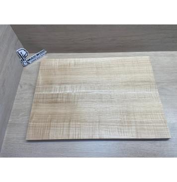 Ясень Дальневосточный Волнистый заготовка на топ Радиал АА Волна А 18х195х545 мм, 644 кг/м3, (2 шт. книжкой)-7