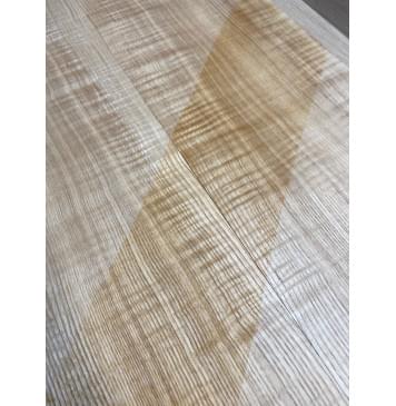 Ясень Дальневосточный Волнистый заготовка на топ Радиал АА Волна А 18х195х545 мм, 644 кг/м3, (2 шт. книжкой)-13