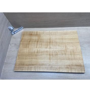 Ясень Дальневосточный Волнистый заготовка на топ Радиал АА Волна А 18х195х545 мм, 644 кг/м3, (2 шт. книжкой)-0