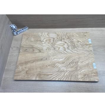 Ясень Дальневосточный Волнистый заготовка на топ Тангент ААА 19х195х560 мм, 607 кг/м3, (2 шт. книжкой)-0