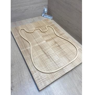 Ясень Дальневосточный Волнистый заготовка на топ Радиал АА Волна ААА 18х195х555 мм, 644 кг/м3, (2 шт. книжкой)-5