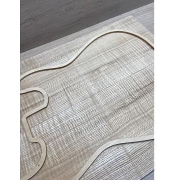 Ясень Дальневосточный Волнистый заготовка на топ Радиал АА Волна ААА 18х195х555 мм, 644 кг/м3, (2 шт. книжкой)-12