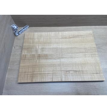 Ясень Дальневосточный Волнистый заготовка на топ Радиал АА Волна ААА 18х195х555 мм, 644 кг/м3, (2 шт. книжкой)-7