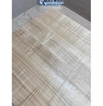 Ясень Дальневосточный Волнистый заготовка на топ Радиал АА Волна ААА 18х195х555 мм, 644 кг/м3, (2 шт. книжкой)-15