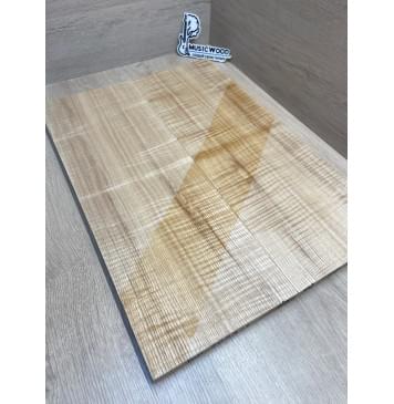 Ясень Дальневосточный Волнистый заготовка на топ Радиал АА Волна ААА 18х195х555 мм, 644 кг/м3, (2 шт. книжкой)-9