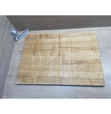 Ясень Дальневосточный Волнистый заготовка на топ Радиал АА Волна ААА 18х195х555 мм, 644 кг/м3, (2 шт. книжкой)-0