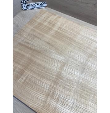 Ясень Дальневосточный Волнистый заготовка на топ Радиал АА Волна А 17х195х590 мм, 641 кг/м3, (2 шт. книжкой)-15